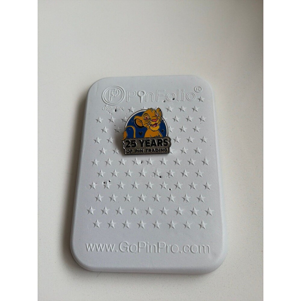 2025 WDW Hidden Disney Pin Simba Lion King 25 Years Logo Hidden Mickey Pin